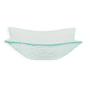 Bol en verre, design danois, années 1970, fabriqué au Danemark