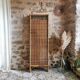 Vintage rattan and wicker room divider