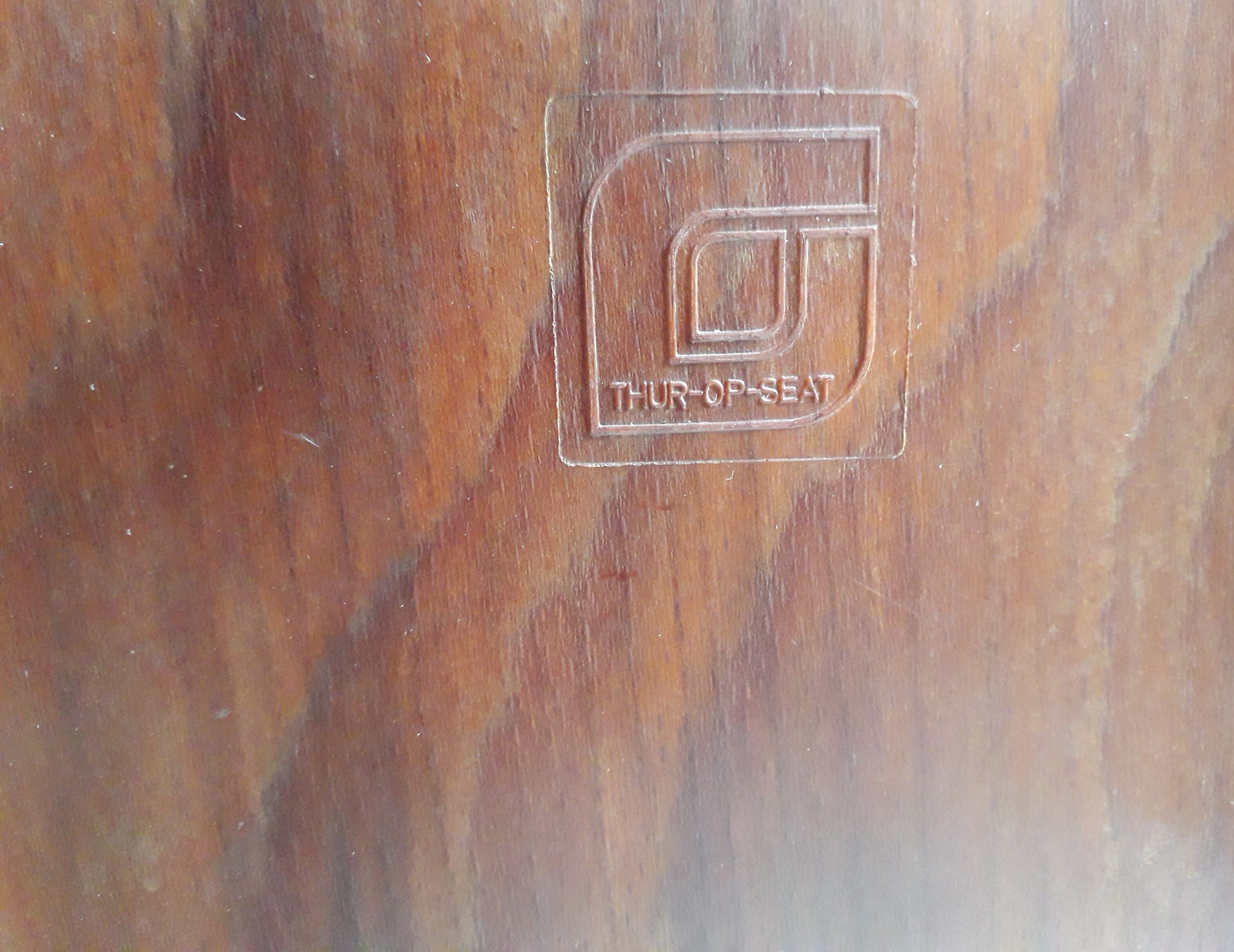 Set of 5 stackable 60s Pagholz chairs