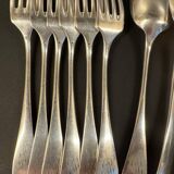 Set of 12 silver-plated cutlery sets, circa 1888
