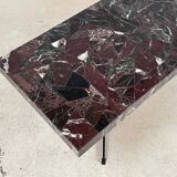 1970 marble coffee table