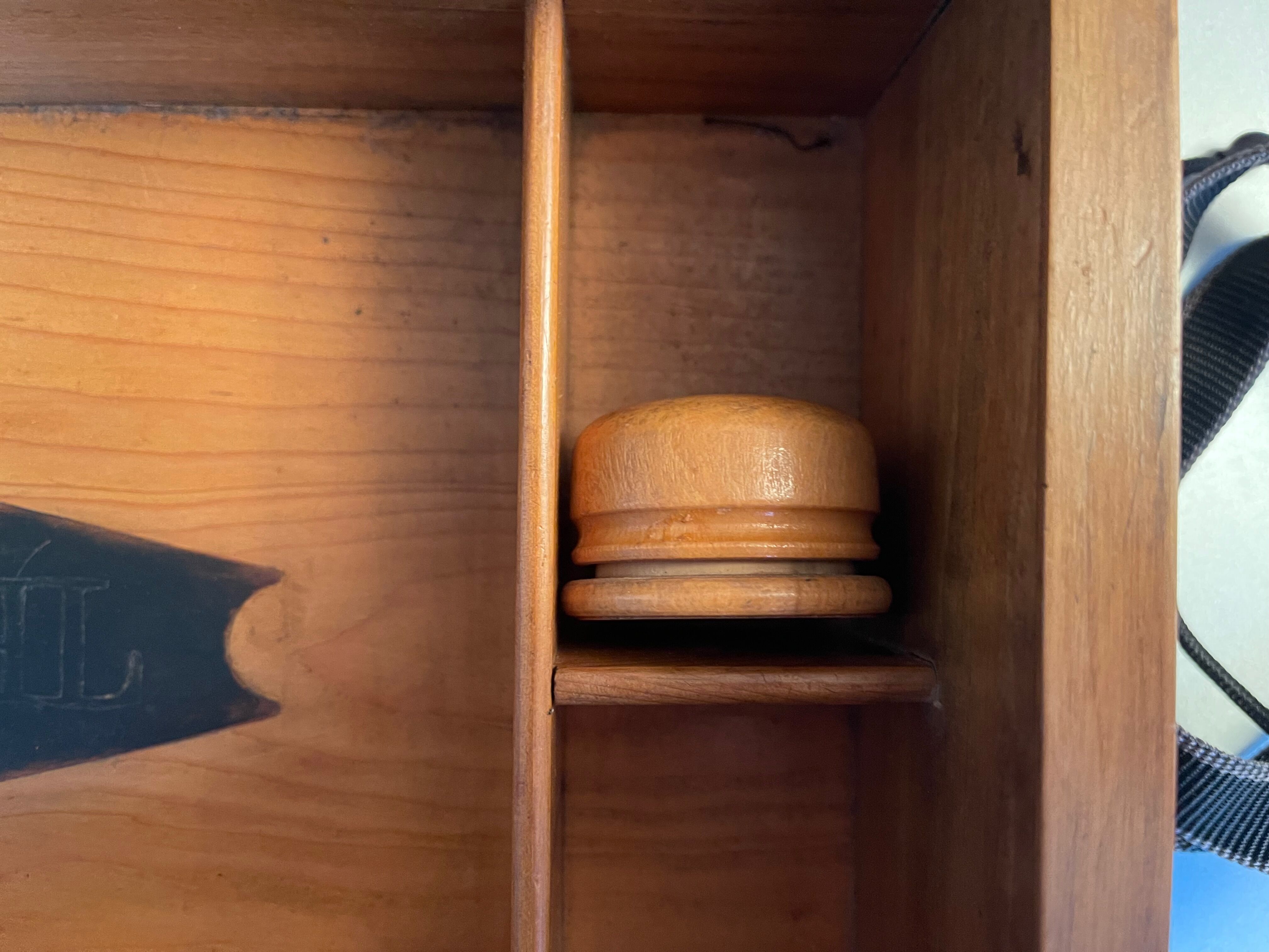 Antique sewing box