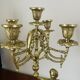 Pair of candelabra Candle holders Antique in gilded bronze style