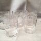 Suite de 5 gobelets en cristal de baccarat modele au cygne