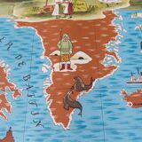 World map / Planisphere by Lucien Boucher