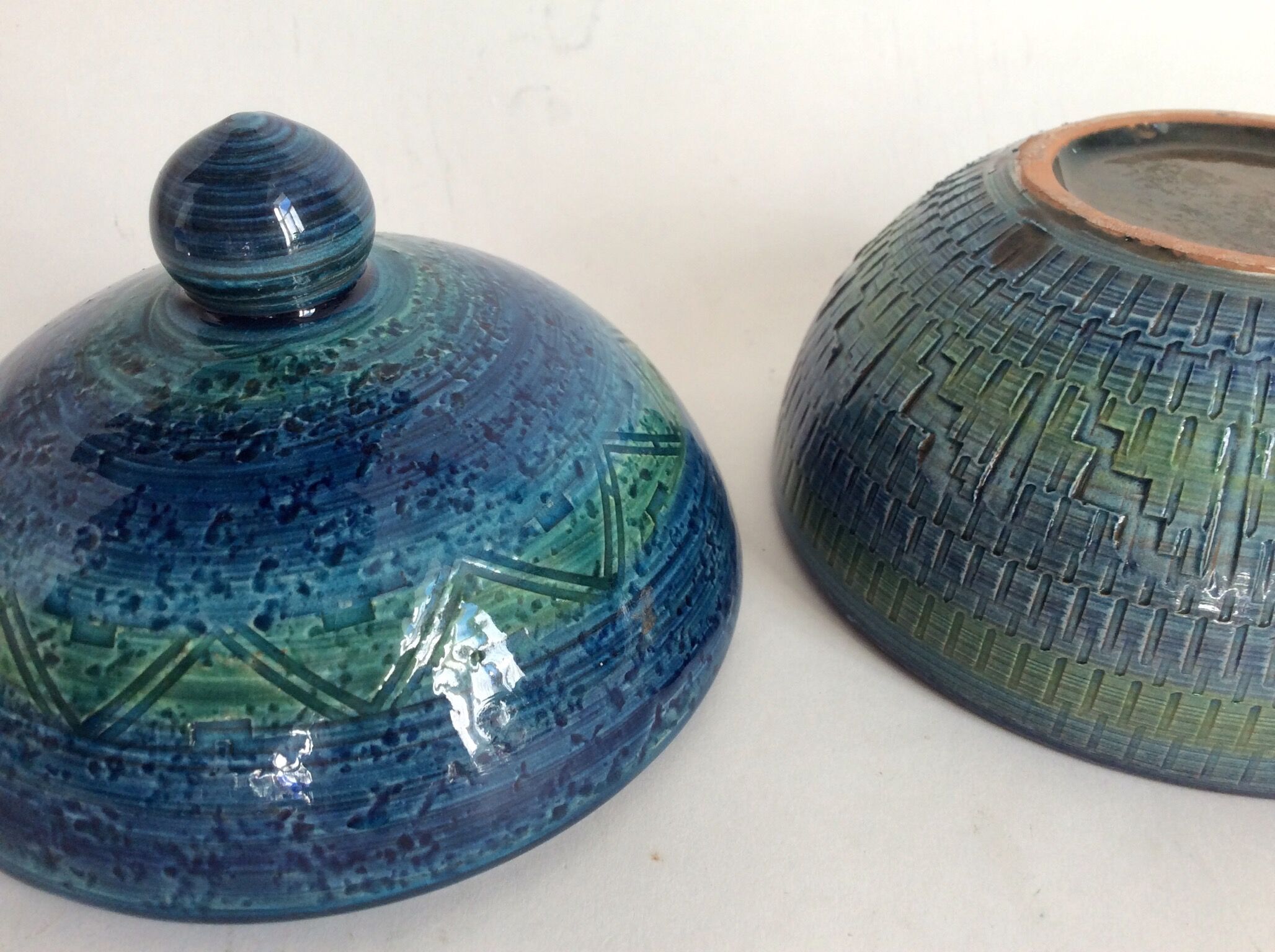 Pot by Aldo Londi, Italy 60s Bitossi ceramic