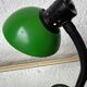 Green Aluminor articulated desk lamp from the 70s