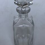 Chiseled crystal carafe