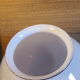 Globe 20cm en verre blanc ancien pour lampe suspension