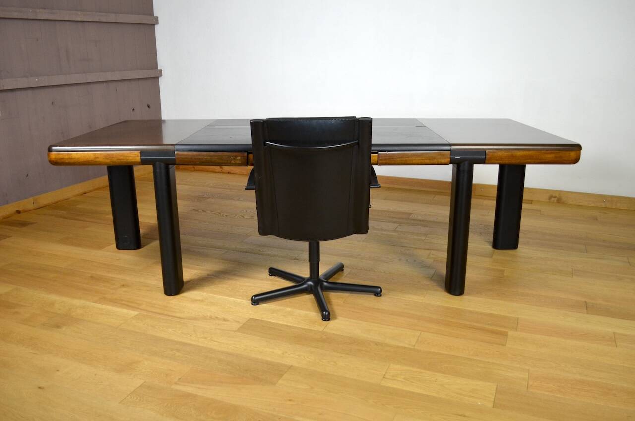 Énorme Bureau de Direction Édition Faram Italy Vintage 1980