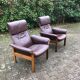 Pair of swedish lounge chairs by Soderber