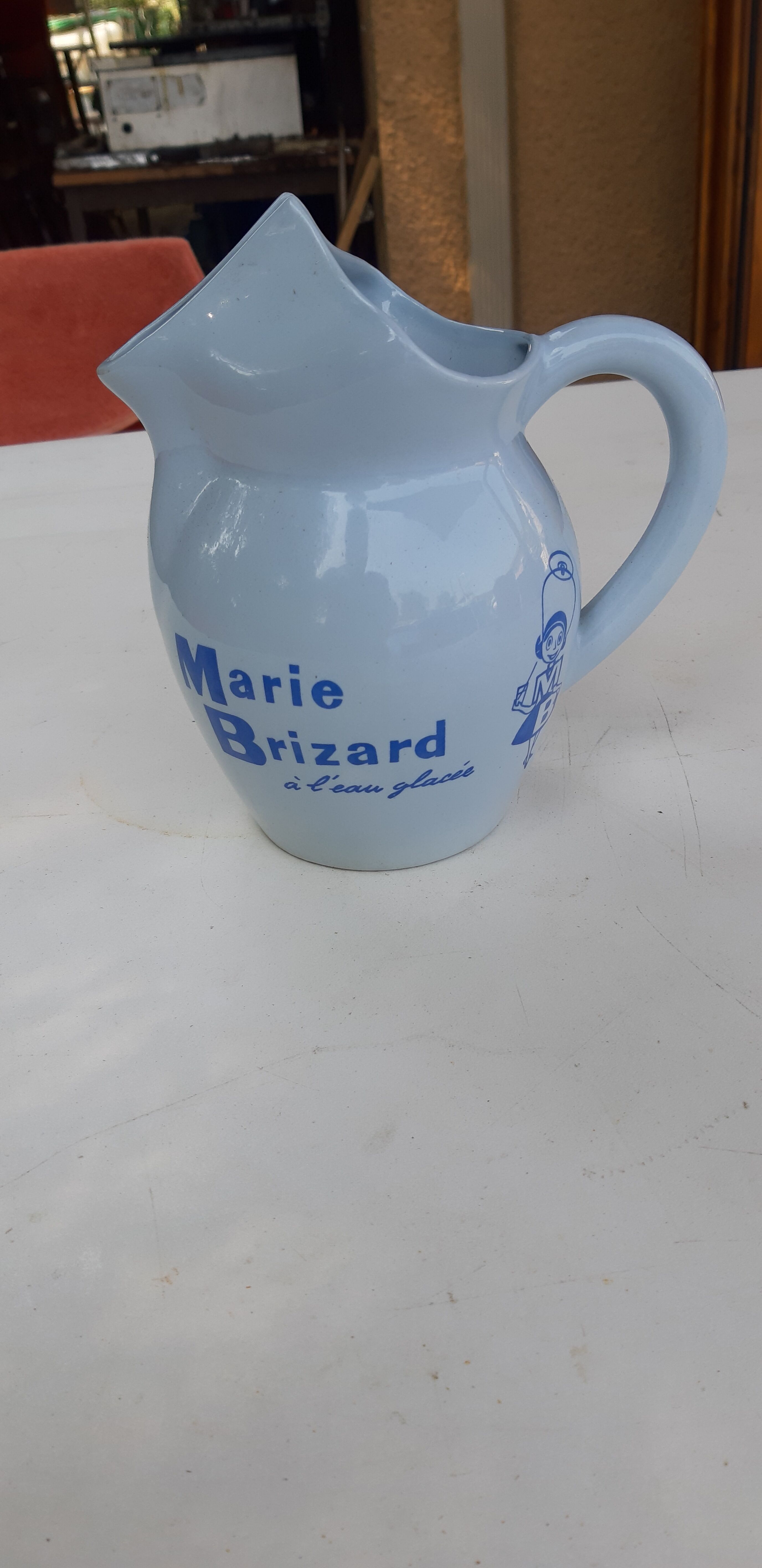 Pitcher Marie Brizard Digoin Sarregueminnes