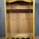 Curved wardrobe painted with floral decoration - late 19th century - Venetian style/XV
