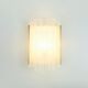 Pair of Mid-Century Modern Ice Glass Wall Lights from Doria, Germany, 1960s