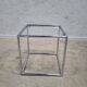 Modular side table in chrome 1960s Poul Cadovius Abstracta Series