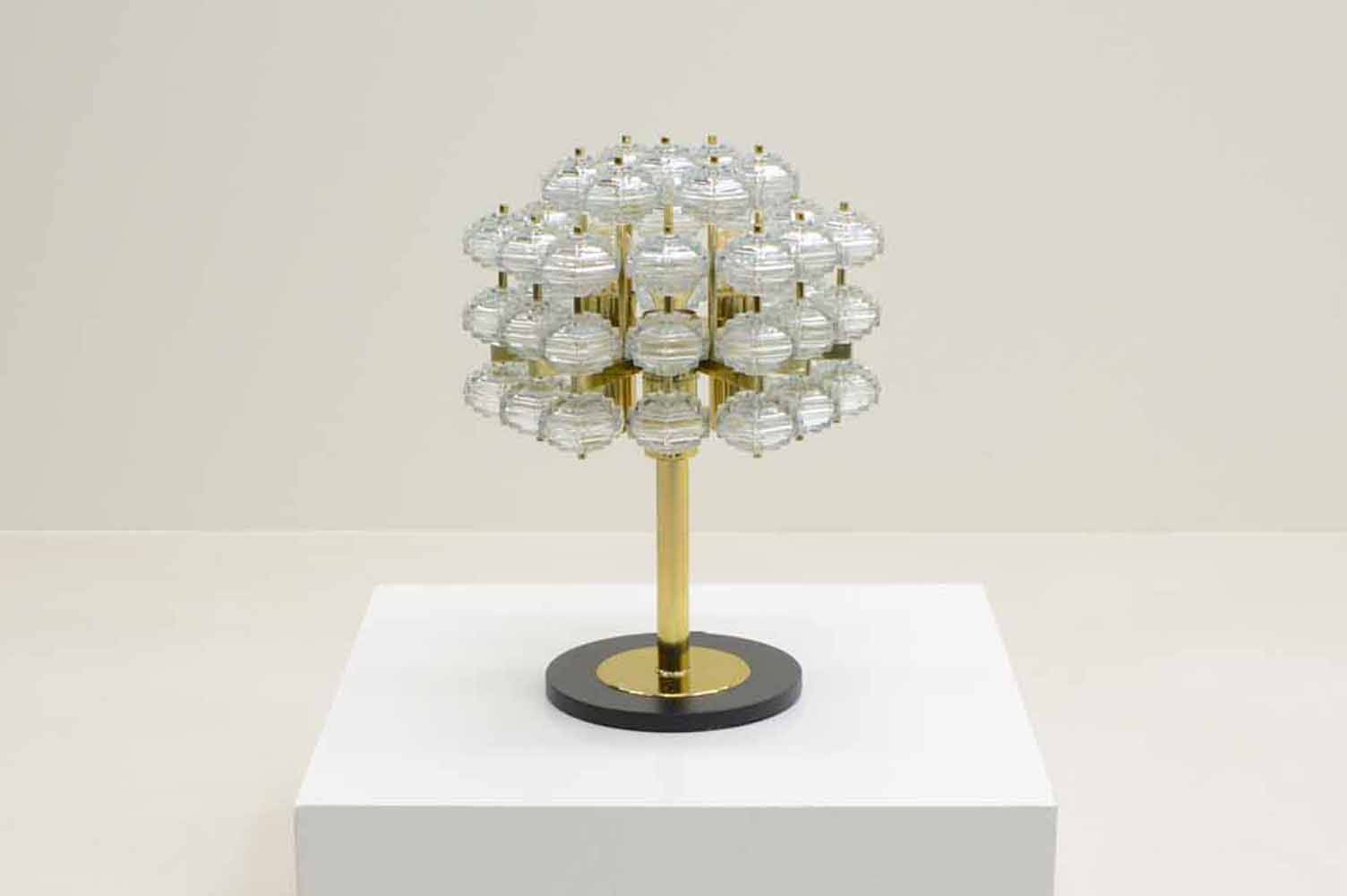 Very Rare table lamp by VEB leuchtenbau Leipzig, 1960s Germany.