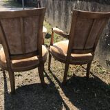 Empire era armchair pair