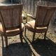 Empire era armchair pair