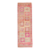Tapis de couloir turc vintage rose et orange, 103 x 326 cm