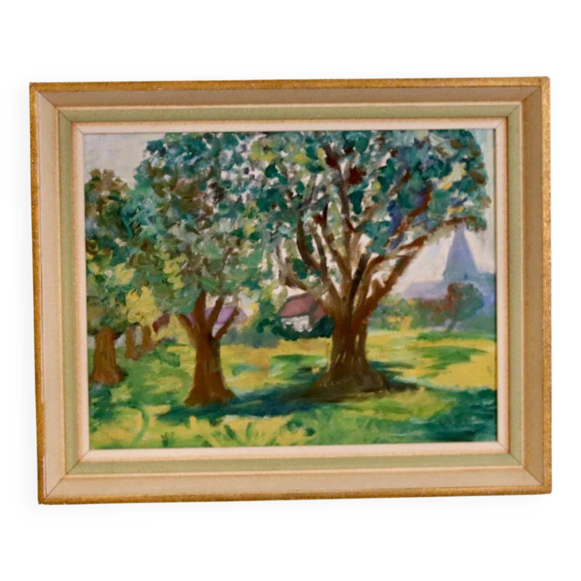 "House darkened by the trees" by A. Akalsson