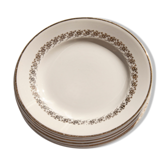 Digoin & Sarreguemines dessert plates