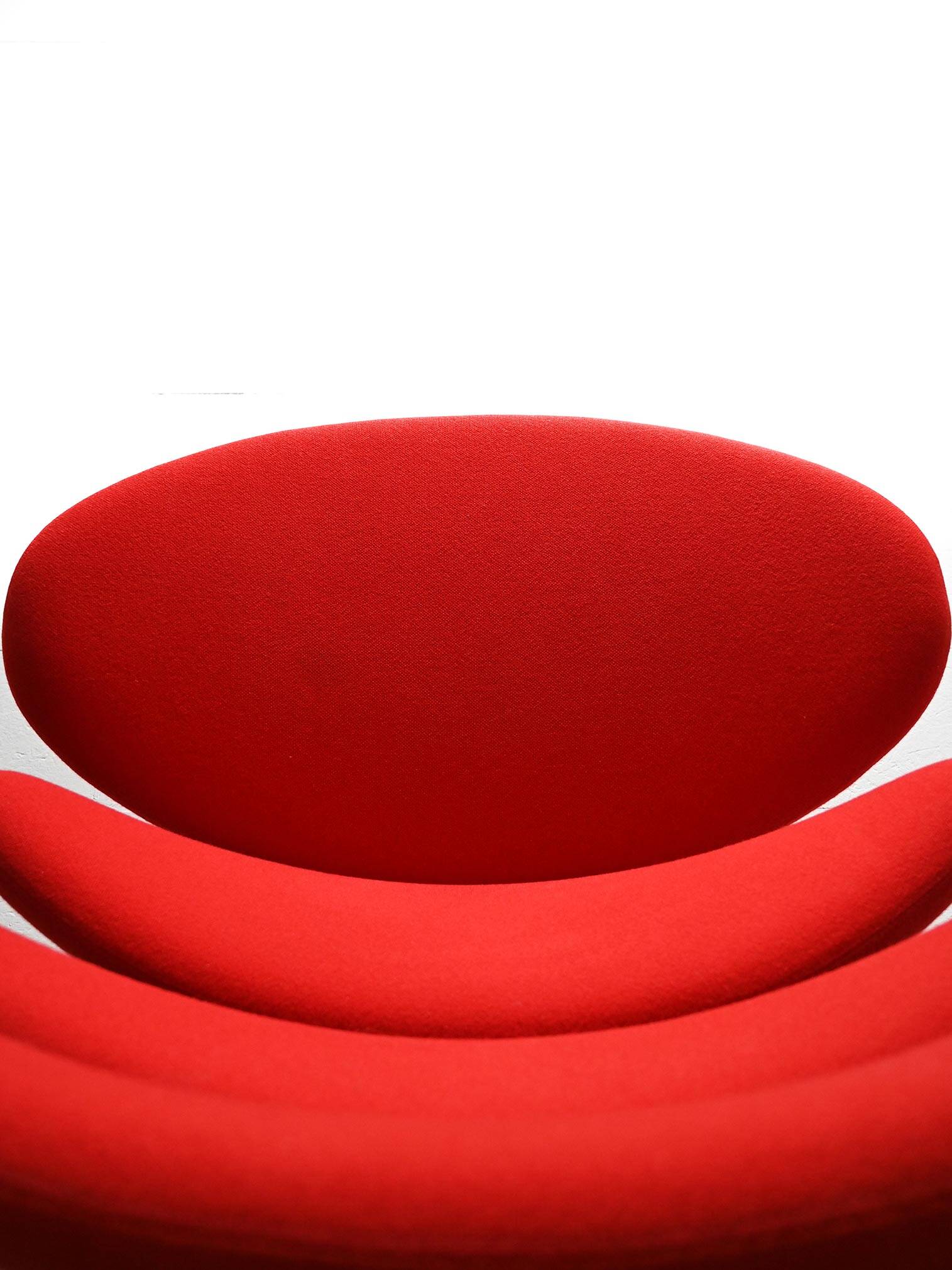 Red Corona Chair by Poul M. Volther