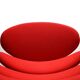 Red Corona Chair by Poul M. Volther