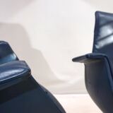 Set of 2 Kill International 6727 leather office chairs by Fabricius & Kastholm