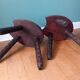 Pair of brutalist tripods