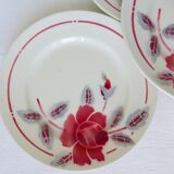 5 assiettes dessert vintage du Moulin des Loups et Orchies (210674)