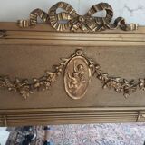 Louis XVI style gilded mirror