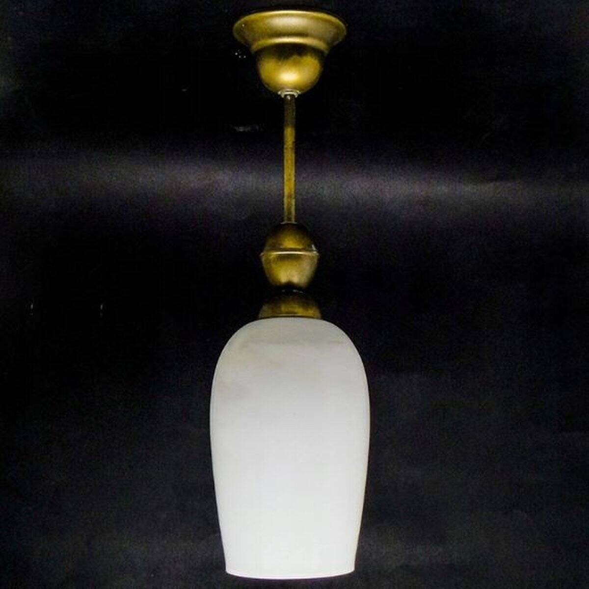 Art Deco style pendant lamp, Poland, 1950s