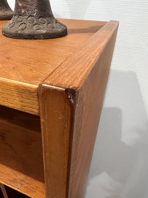 Splendide meuble bibliothèque scandinave en teck Danemark