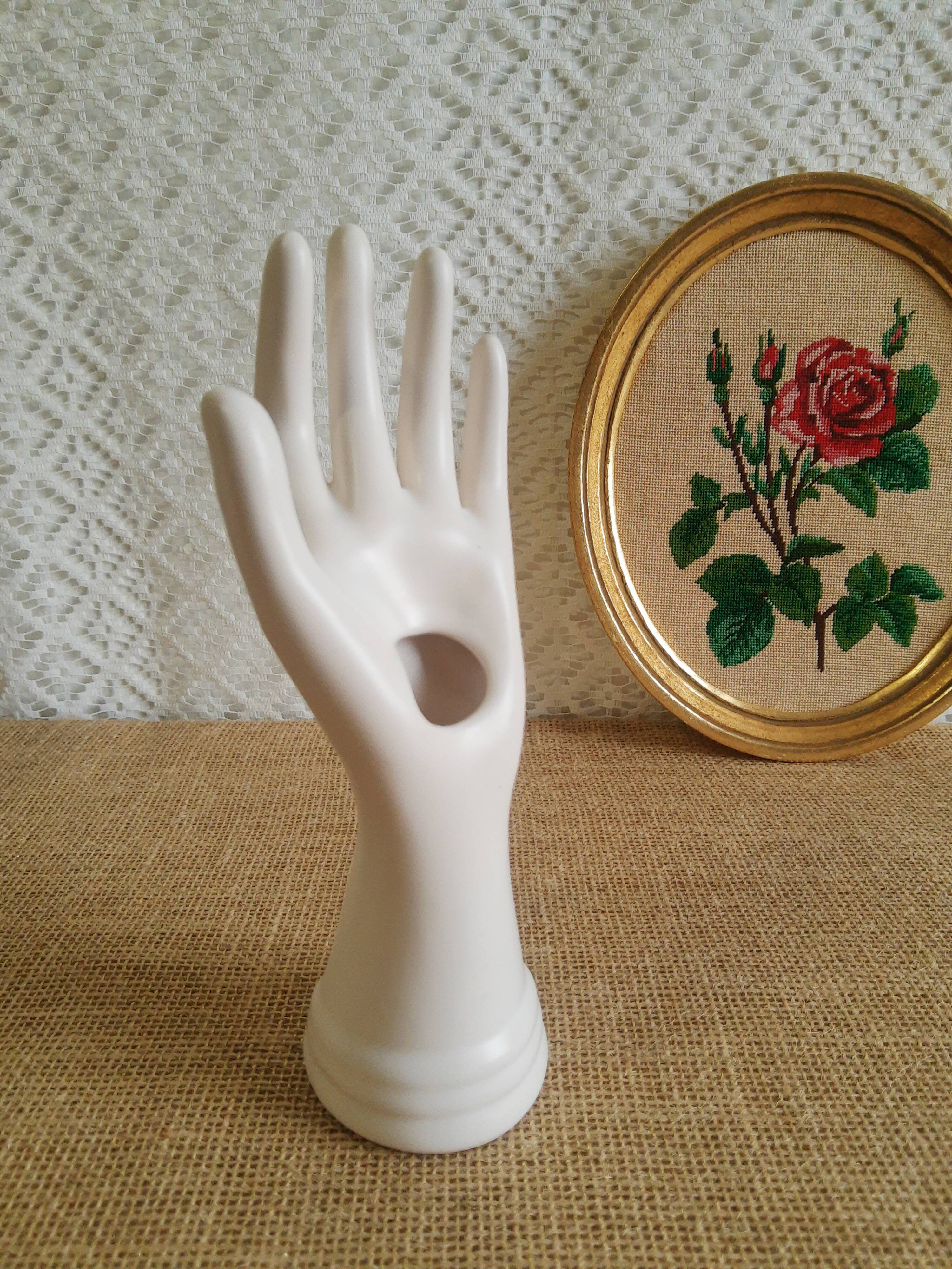 Hand ring vase vintage soliflore