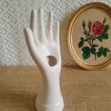 Hand ring vase vintage soliflore