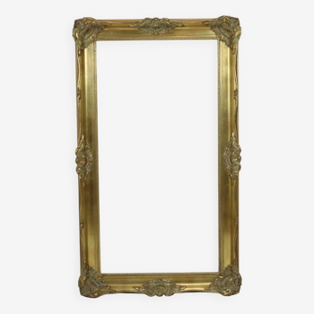 Beautiful Large Gilded Wooden Frame Baroque Style Frame XL Gold 121x71cm