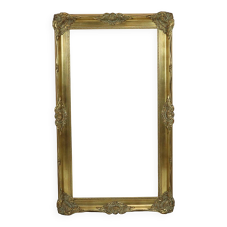 Beautiful Large Gilded Wooden Frame Baroque Style Frame XL Gold 121x71cm
