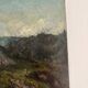 Old Oil Painting Wood Panel P Reynaud Post-Impressionism Landscape