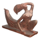 Terracotta Sculpture of a Slender Woman, Abstract Art Art Deco Style