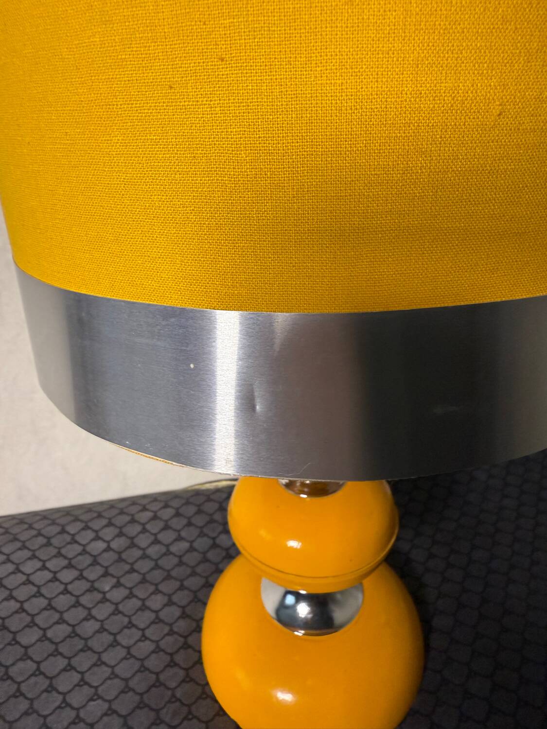 Vintage orange table lamp