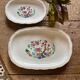 Set of 3 vintage relish dishes, "Indian Tree" model by Digoin