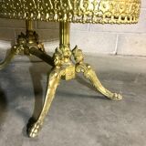 Table basse marbre et laiton