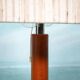 Lampe de table vintage design danois en teck Domus