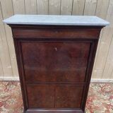 Secrétaire en acajou et placage d'acajou Louis Philippe