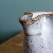Stoneware pitcher from Berry signed Les Poteries de la Vallée Noire.