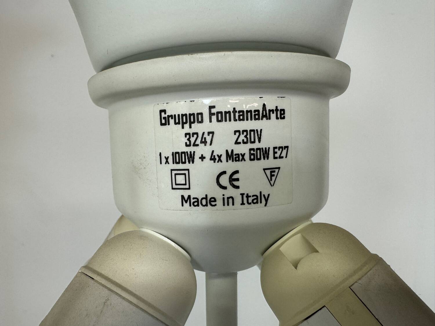 Italian Mid Century Modernist Fontana Arte floor lamp, 1950s