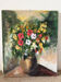Bouquet de fleurs, huile sur toile