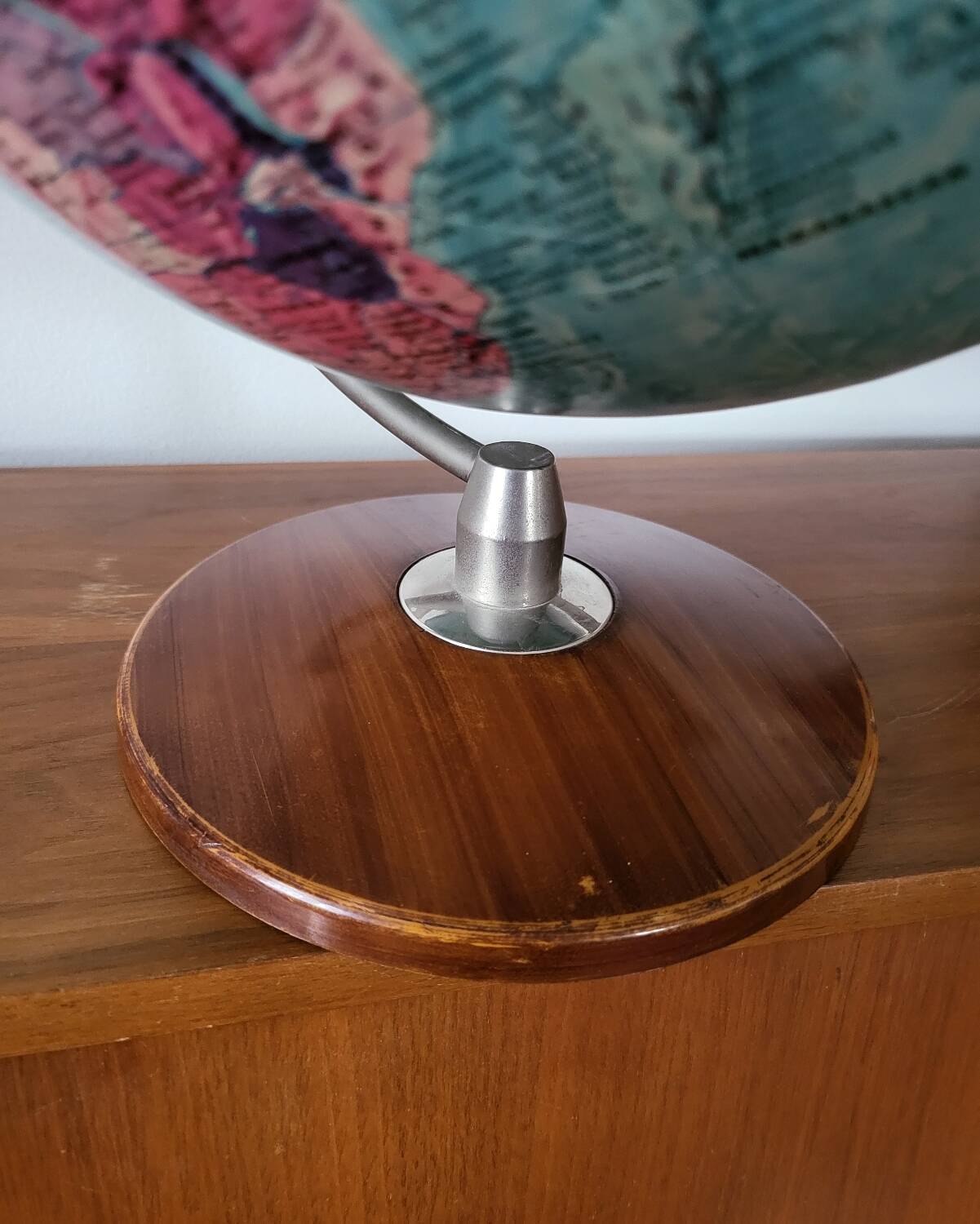 Earth globe scan stereo globe relief