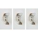 Ensemble de 3 lampes murales ou de plafond en verre de Murano par Carlo Nason pour Mazzega
