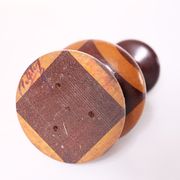 Soliflore artistique assemblage de bois tourné